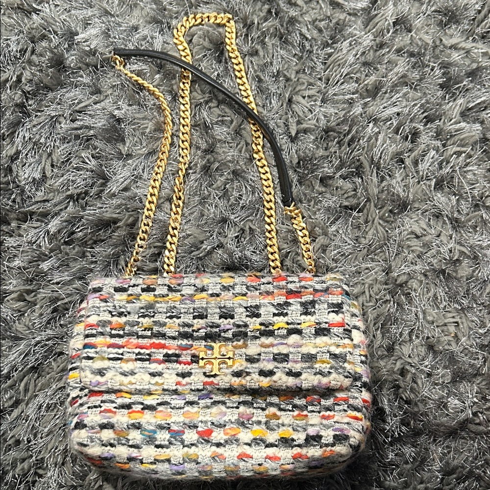 Tory Burch Multicolor Tweed Shoulder Bag